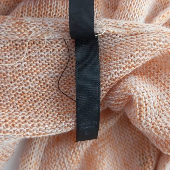 Crossroads Women's Top Size Large Orange Sleeveless Knit Round Hem Diamantes - Picture 12 of 14